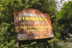 Fishing Bradshaw Hall - Fishing Sign