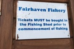 Fairhaven Fishery Sign