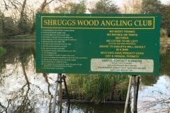Shruggs Wood Leyland Rules Sign