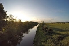 Leeds Liverpool Canal from Bridge looking South
