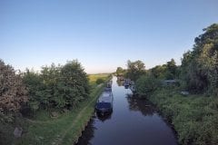 Leeds Liverpool Canal from Bridge looking North